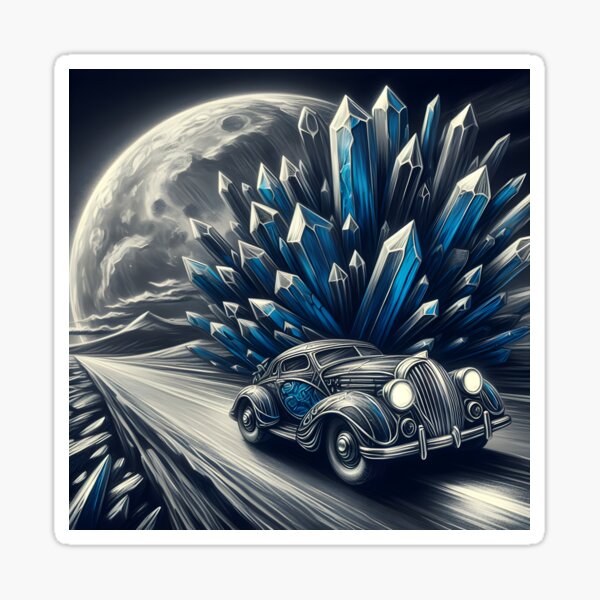 Item preview, Car in Space, Ai Generated Art    designed and sold by Anna Chidiac.