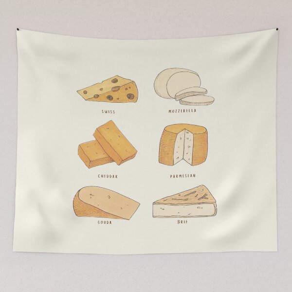 Item preview, Cheese Lover Print designed and sold by PepAndGrace.