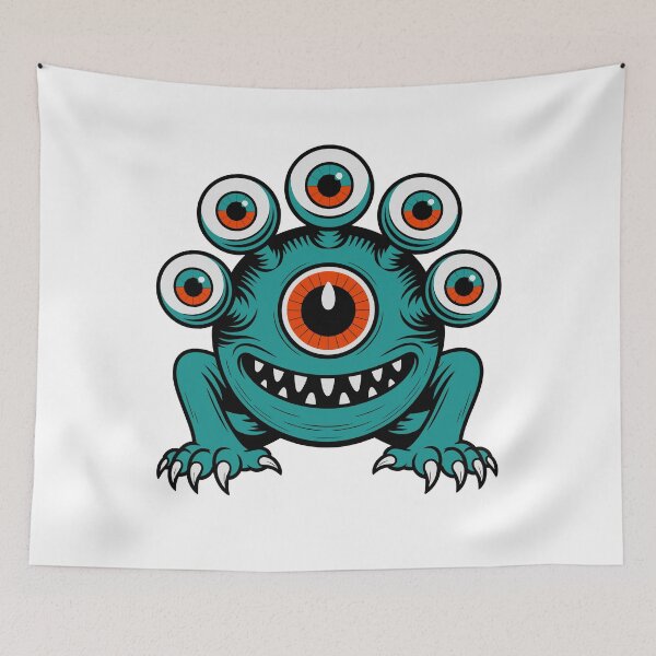 Item preview, Watchful Wiggler Beholder designed and sold by Angry Swan Designs.