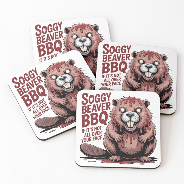 Item preview, Soggy Beaver BBQ If It's Not All Over Your Face designed and sold by RDRdesign.