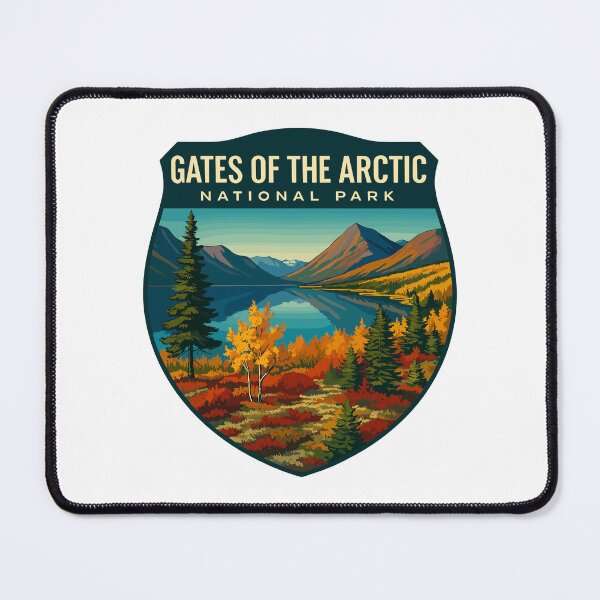 Item preview, Gates of the Arctic National Park Retro Wilderness Sticker designed and sold by Ismeal Von.