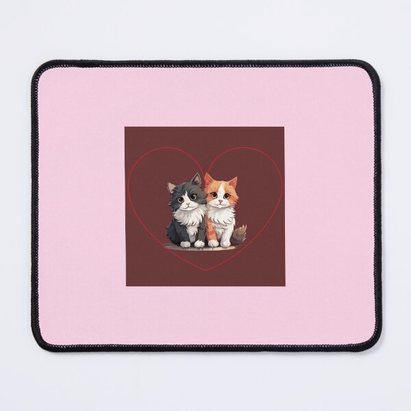 Item preview, Two Cats, One Heart designed and sold by Orange Cart.