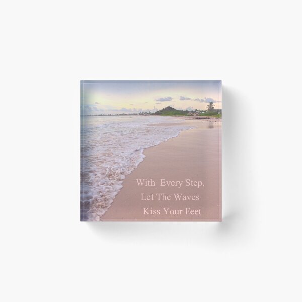 Item preview, Let The Waves Kiss Your Feet designed and sold by LisaWootenPhoto.