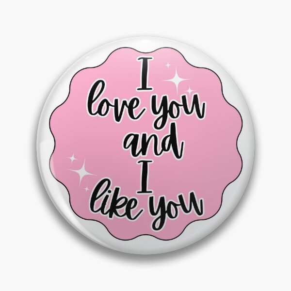 Item preview, I love you and I like you designed and sold by Beatrixcreates.