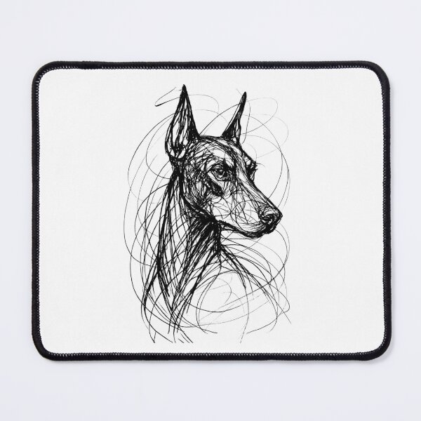 Item preview, Doberman Line Sketch designed and sold by caracatita75.