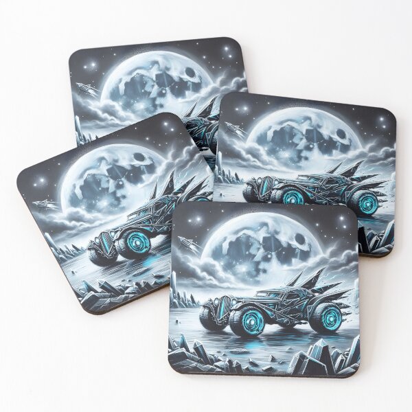 Item preview, Blue Car in Space, Ai Generated Art    designed and sold by ACC .