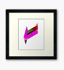Futuristic fruit Framed Print