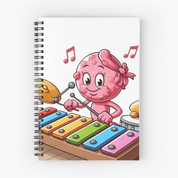 Item preview, Funny figure playing xylophone – Colorful music cartoon design designed and sold by Capus_Artwork.