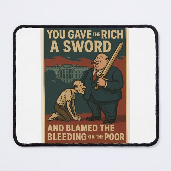 Item preview, You Gave the Rich a Sword designed and sold by Stars & Scars Apparel.