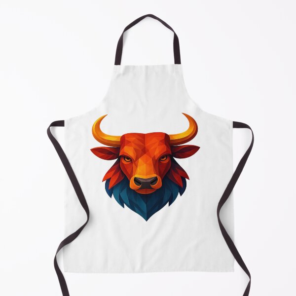 Item preview, Geometric Bull – Power in Every Line designed and sold by PastimeMastery.