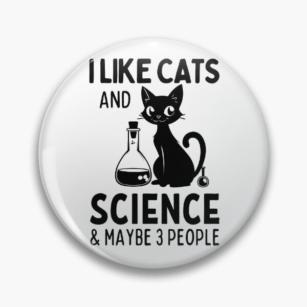 Item preview, I Like Cats And Science Funny Quote designed and sold by Jcat7.