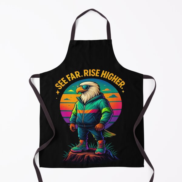 Item preview, "See Far. Rise Higher – Bold Eagle Streetwear Art" designed and sold by DevineCouture.