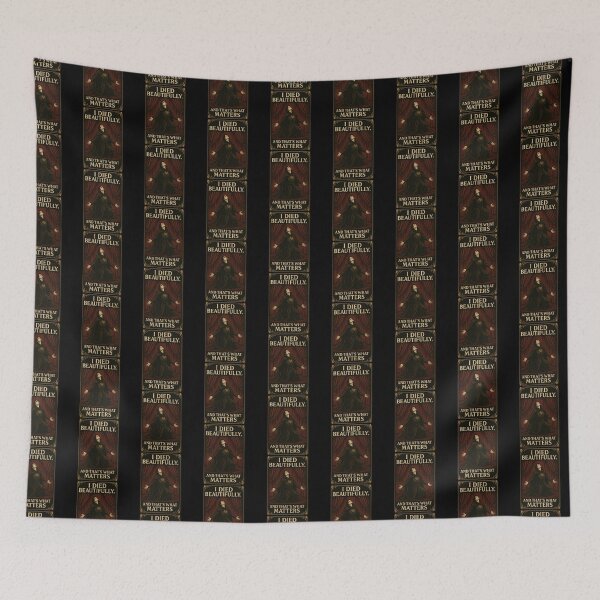 Item preview, Died Beautifully – And That’s What Matters designed and sold by EuropeanPrints.