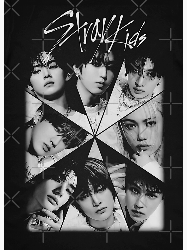 Stray Kids DominATE black and white tour signatures autographs