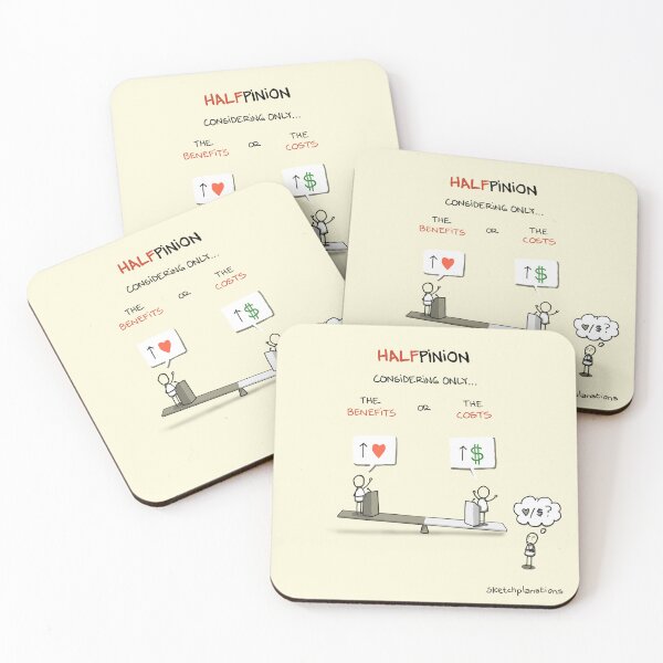 Item preview, Halfpinion designed and sold by Sketchplanations.