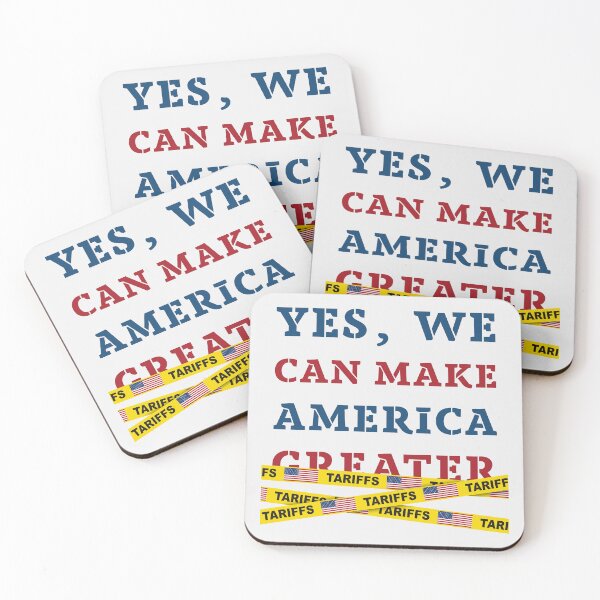 Item preview, We Can Make America Greater - Tariffs Commentary Art designed and sold by cabana.space.