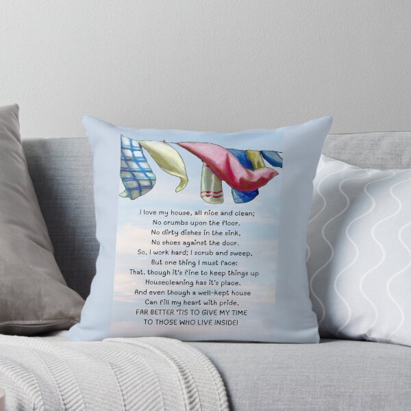 Item preview, House Cleaning Poem, Laundry on Line, Set Priorities, Family Life designed and sold by JoyfulWhimsy.