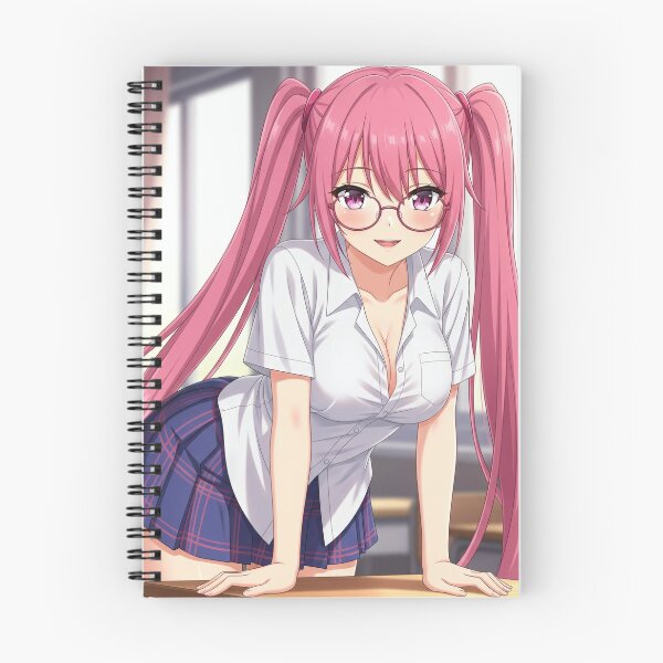 Item preview, School Sweet Pink Haired Waifu designed and sold by GerwantSHOP.