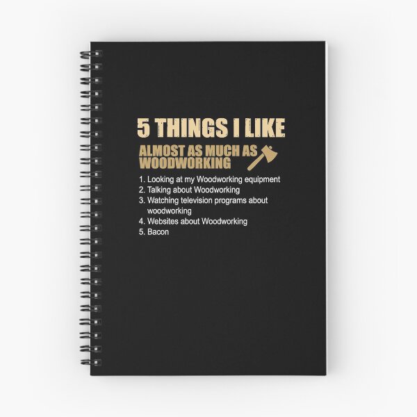 Item preview, 5 Things I Like Almost As Much As Woodworking V2 designed and sold by TeeTimeGuys.