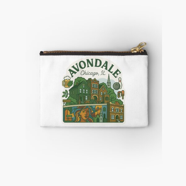 Item preview, Avondale Chicago Sticker - Neighborhood Collection designed and sold by bzdeb.