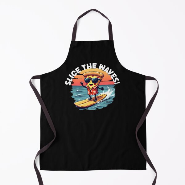 Item preview, Slice the Waves – Surfing Pizza Cartoon Summer designed and sold by Fragy72.