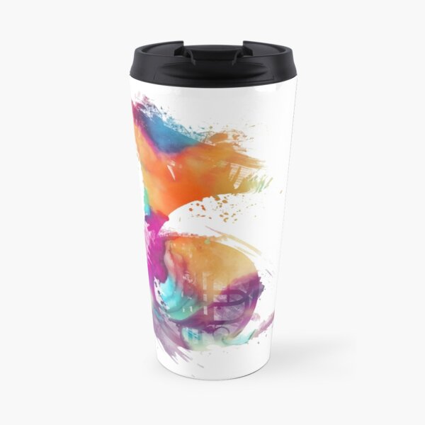 French horn colored musical instruments Travel Mug