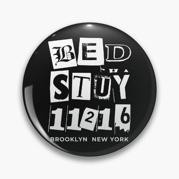 Item preview, BED STUY 11216 _ White Print designed and sold by 1loosie.