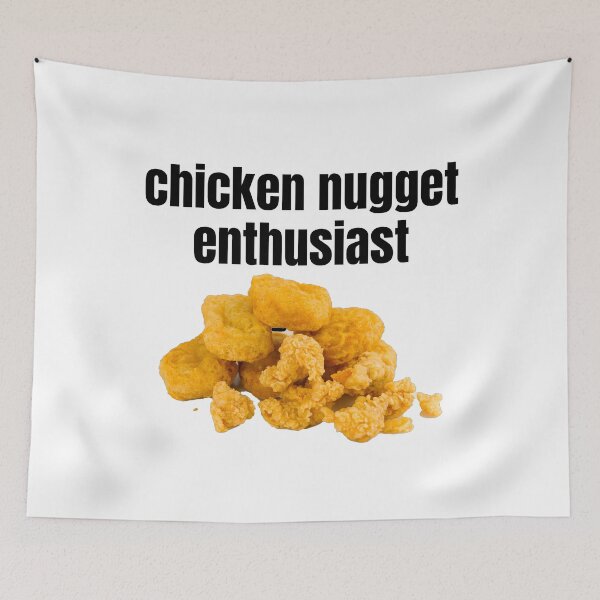 Item preview, chicken nugget enthusiast sticker chicken nugget enthusiast shirt designed and sold by emking5100.