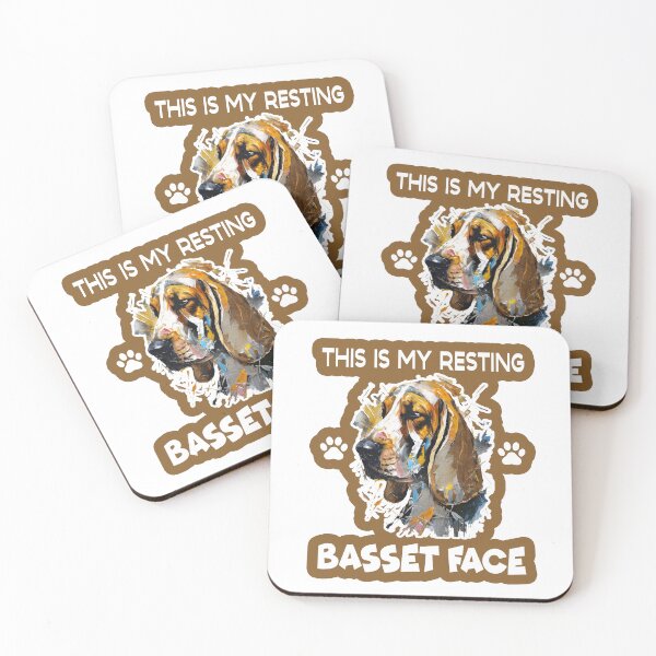 Item preview, Resting Basset Face Dog designed and sold by caracatita75.