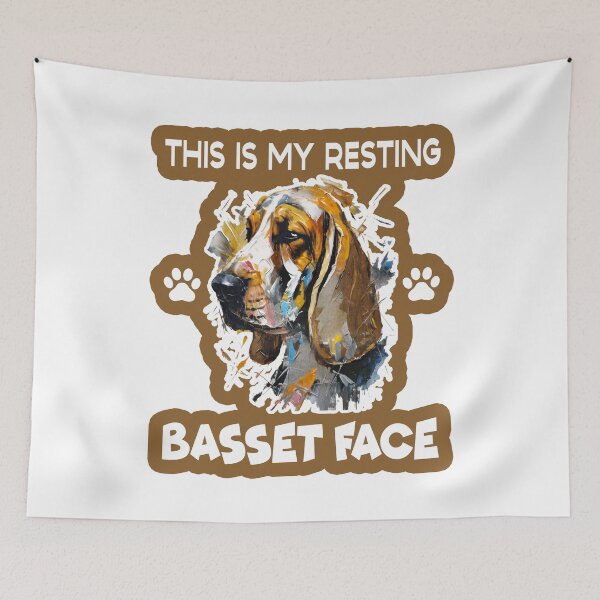 Item preview, Resting Basset Face Dog designed and sold by caracatita75.
