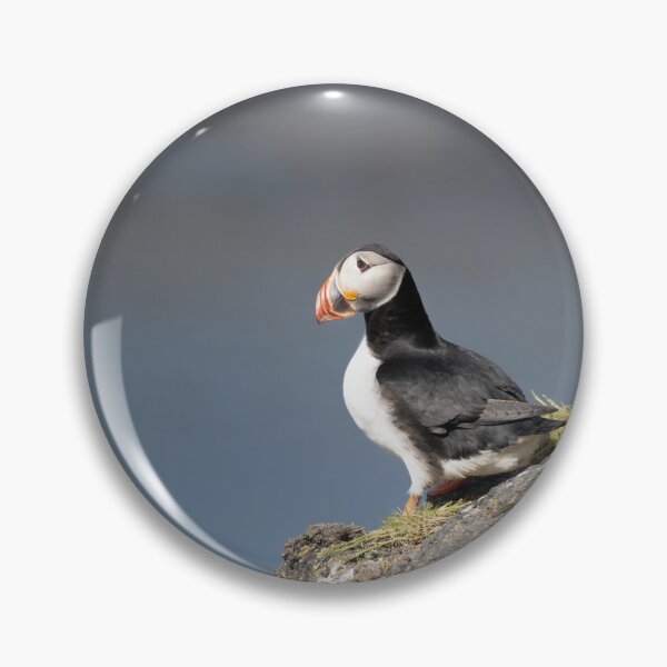 Item preview, Solitary Puffin – Icelandic Cliff side View designed and sold by Kristvin Gudmundsson.