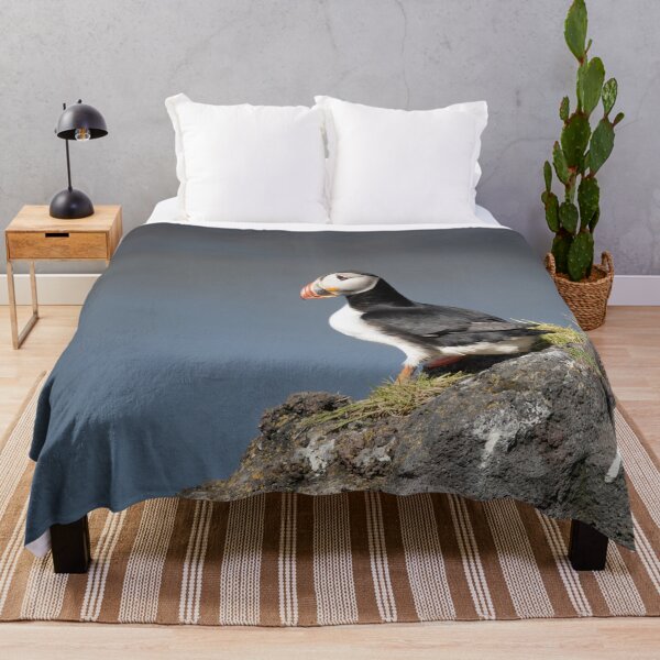 Item preview, Solitary Puffin – Icelandic Cliff side View designed and sold by Kristvin Gudmundsson.
