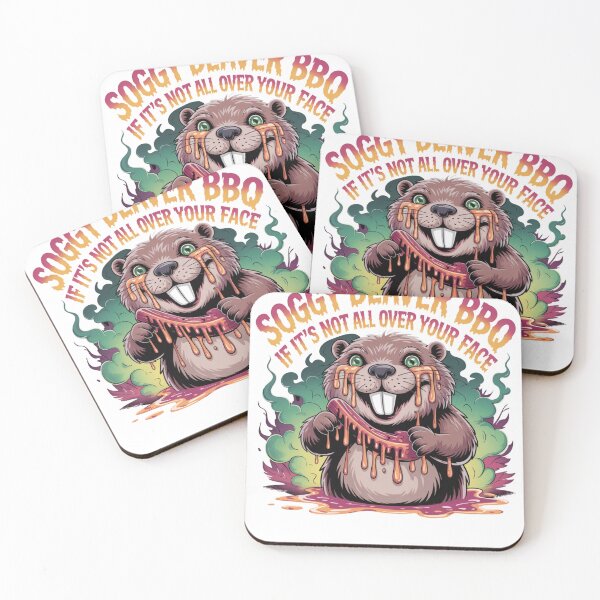 Item preview, Soggy Beaver BBQ If It's Not All Over Your Face Funny Trendy Meme Tshirts - Beaver Shirt designed and sold by RDRdesign.