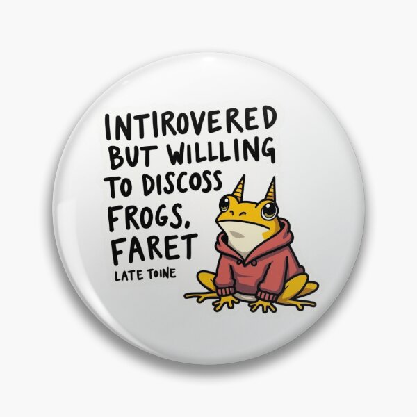 Item preview, Cute Horned Frog Sticker — Funny Kawaii Frog Decal v3 designed and sold by FalistY.