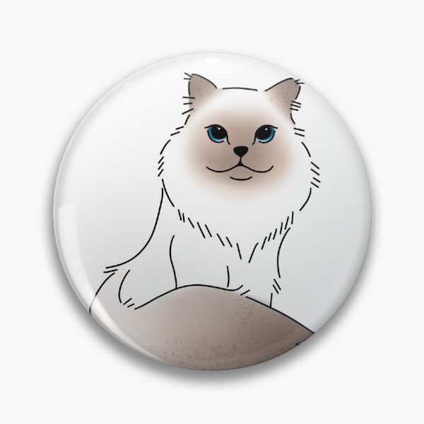 Item preview, Oatly the sacred cat of Burma designed and sold by By_Lisart.