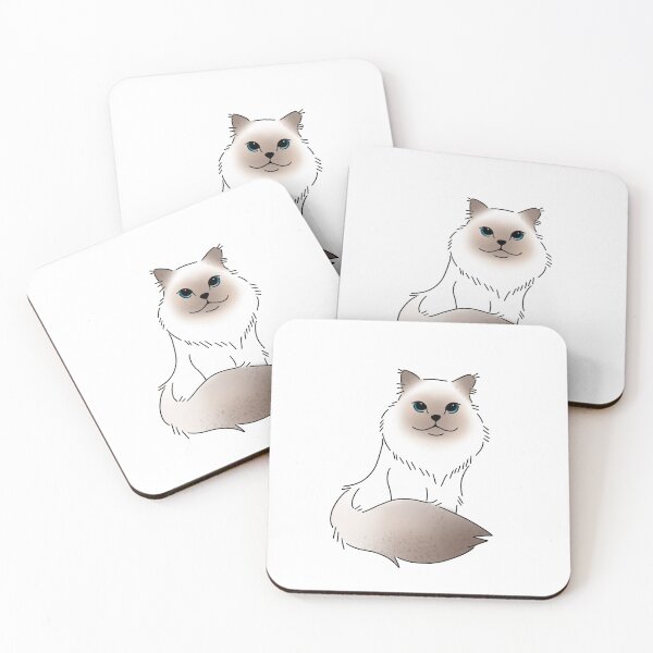 Item preview, Oatly the sacred cat of Burma designed and sold by By_Lisart.