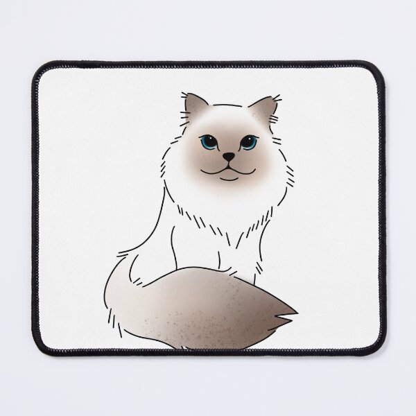 Item preview, Oatly the sacred cat of Burma designed and sold by By_Lisart.