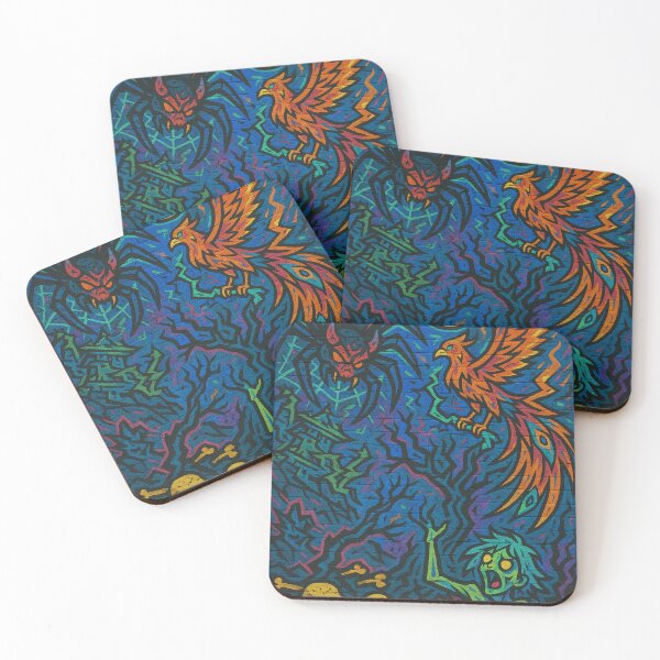 Item preview, Tsuchigumo, Simurgh and Drekavac 10 designed and sold by AIfolklore.