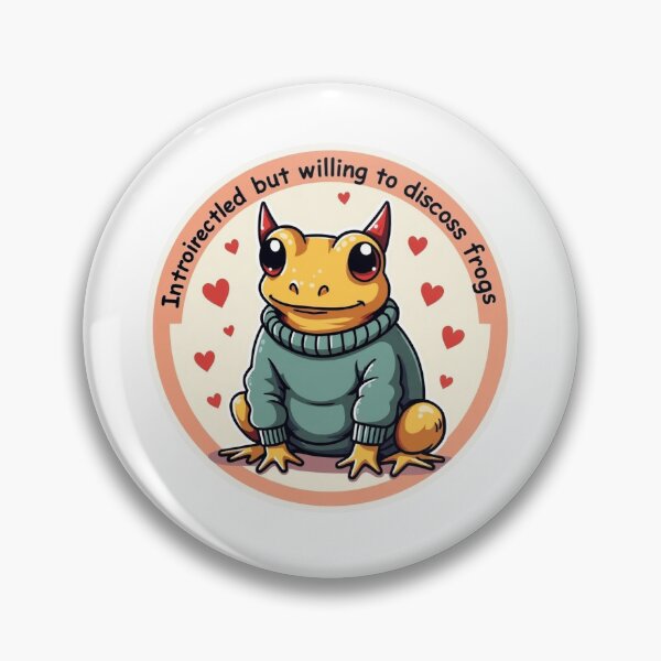Item preview, Cute Horned Frog Sticker — Funny Kawaii Frog Decal v5 designed and sold by FalistY.