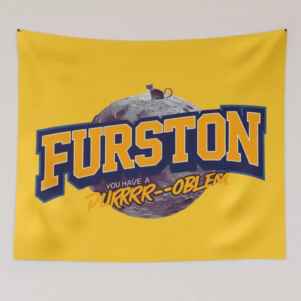 Item preview, Furston You Have a Purrrr-oblem Funny Cat on Moon Catstranot designed and sold by yelkenb.