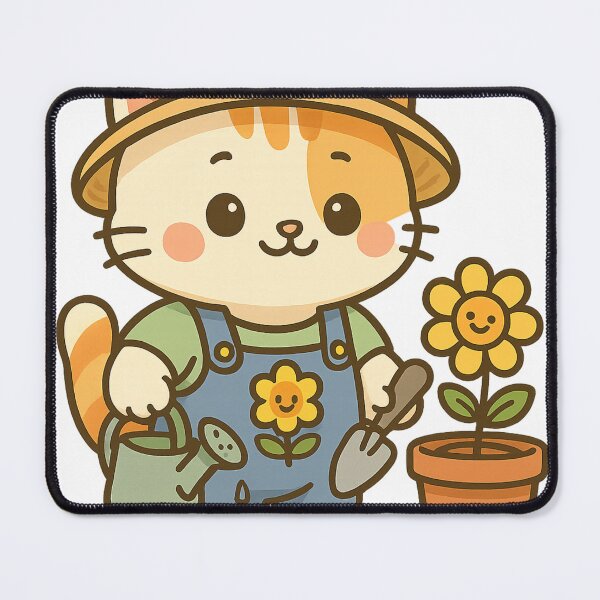 Item preview, Gardener Kitten - Kawaii Design designed and sold by Doostod.