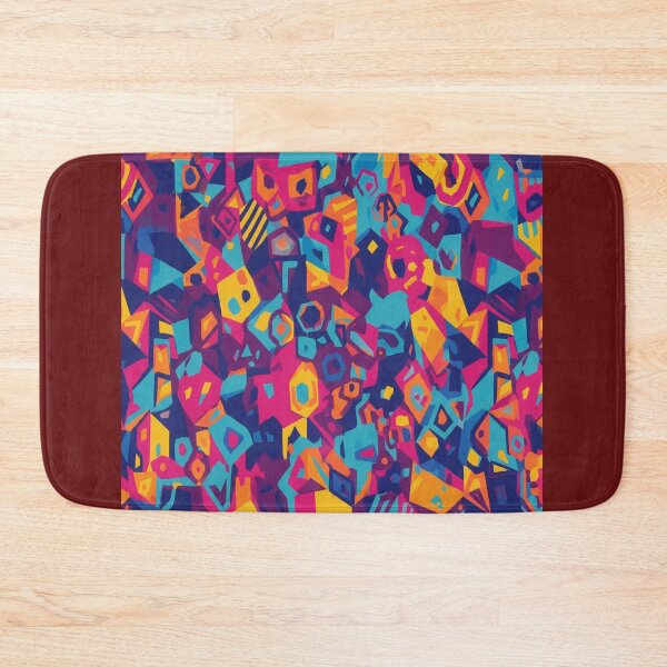 Item preview, Vibrant Geometric Pattern – Colorful Polygonal Art designed and sold by RWADSTUDIO.