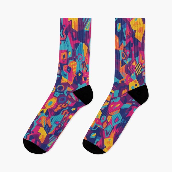 Item preview, Vibrant Geometric Pattern – Colorful Polygonal Art designed and sold by RWADSTUDIO.