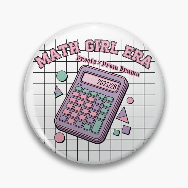 Item preview, Math Girl Era – Cute Pastel Calculator Design (Class of 2025/26) designed and sold by PeteLawliiet.