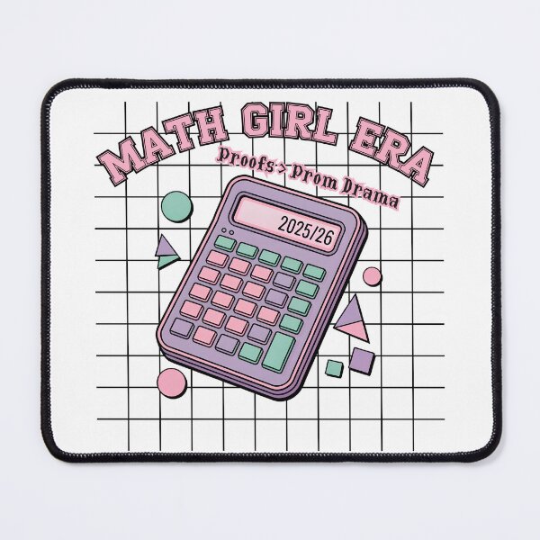 Item preview, Math Girl Era – Cute Pastel Calculator Design (Class of 2025/26) designed and sold by PeteLawliiet.