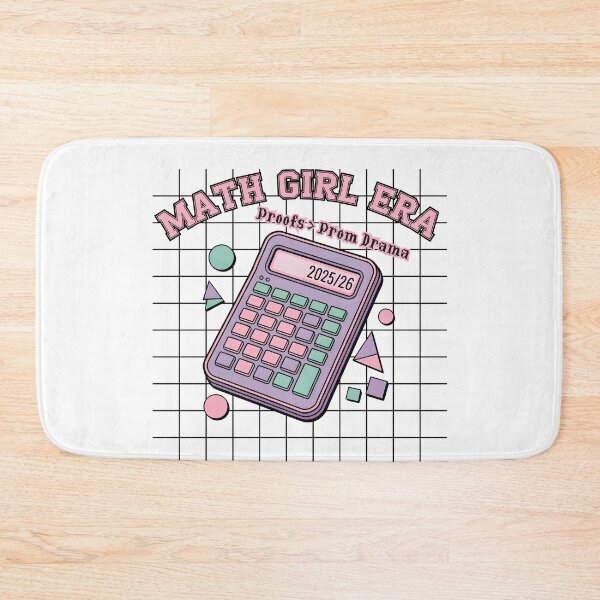 Item preview, Math Girl Era – Cute Pastel Calculator Design (Class of 2025/26) designed and sold by PeteLawliiet.