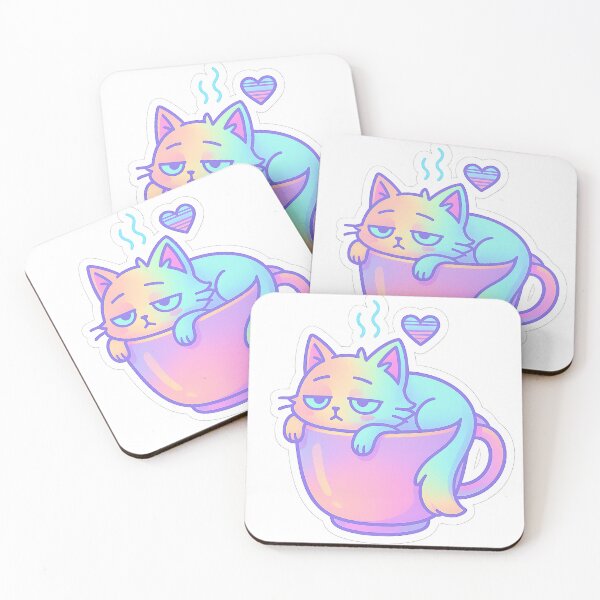 Item preview, Cat Cafe Mood designed and sold by Throwback Trends.
