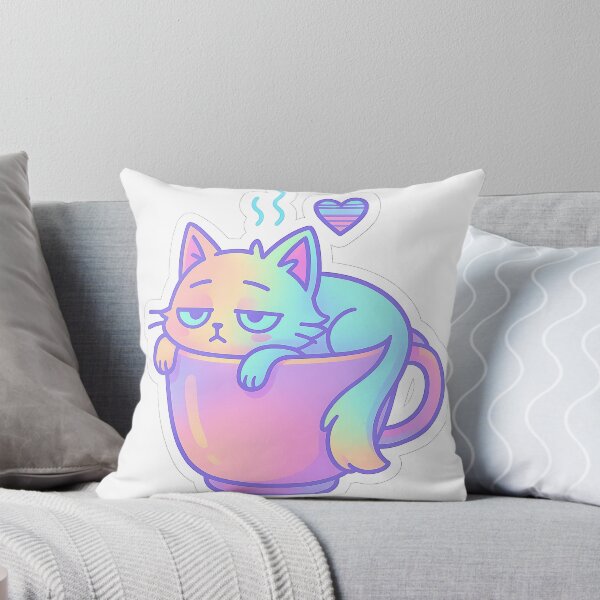 Item preview, Cat Cafe Mood designed and sold by Throwback Trends.