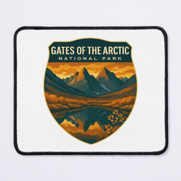 Item preview, Gates of the Arctic National Park Retro Wilderness Sticker designed and sold by Ismeal Von.