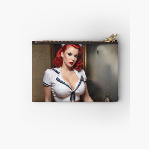 Item preview, Patriotic Pin-Up: Vintage 1940s Coast Guard Beauty designed and sold by MissSaylor.